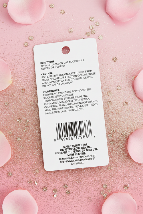 B.Color Swirl Lip Gloss Vanilla Scented | Brillo Labial con Aroma a Vainilla | 4.5 mL