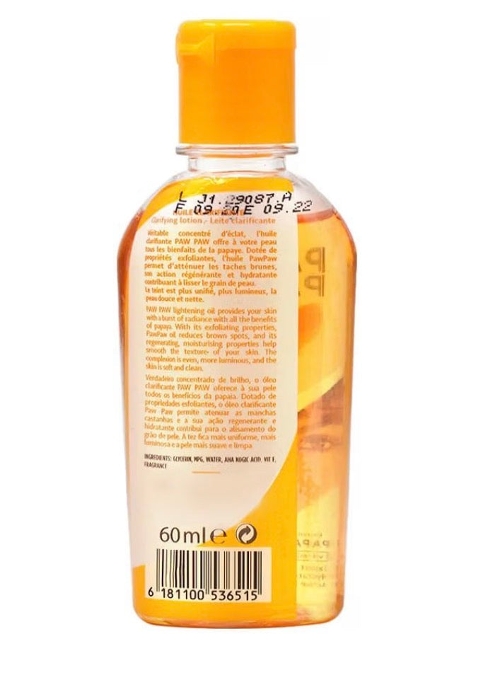 PAW PAW Skin Clarifying Toning Oil with Natural Papaya – 60 ml
