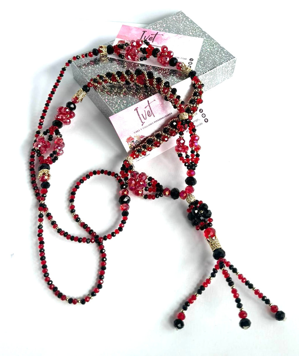 ✨ Juego de Collar y Pulsera de Eleguá – Protección, Caminos y Estilo ✨