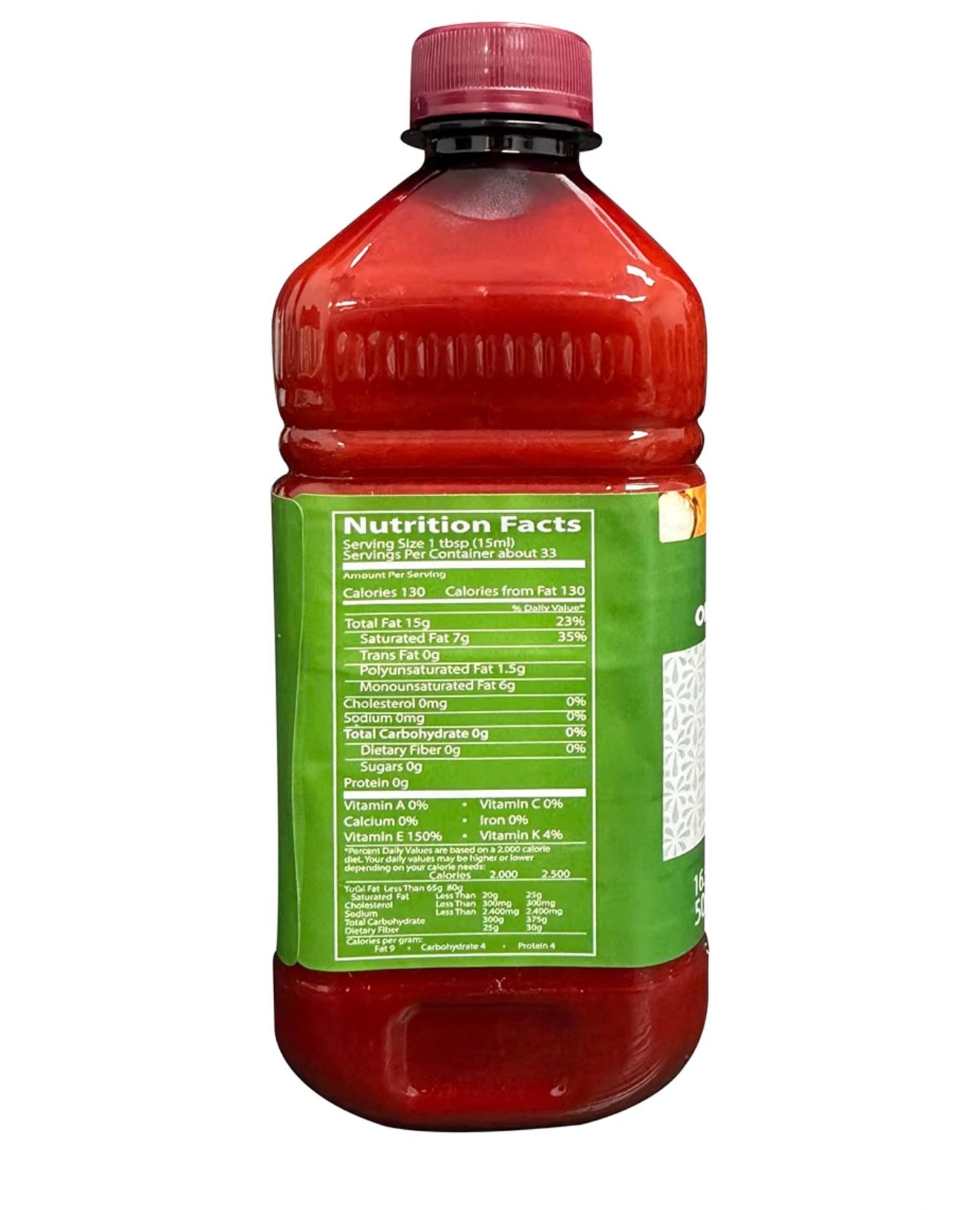 Manteca de corojo OMNI Red Palm Oil – Aceite de Palma Roja 500 ml (16.91 fl oz)