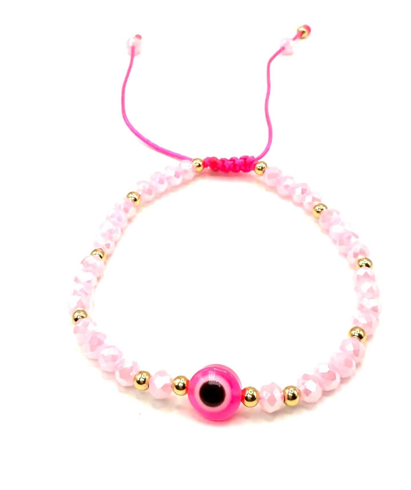 Pulsera de cuentas con Ojo Protector, pulsera ajustable de colores para hombre y mujer, amuleto contra el mal de ojo, joyería artesanal para regalo