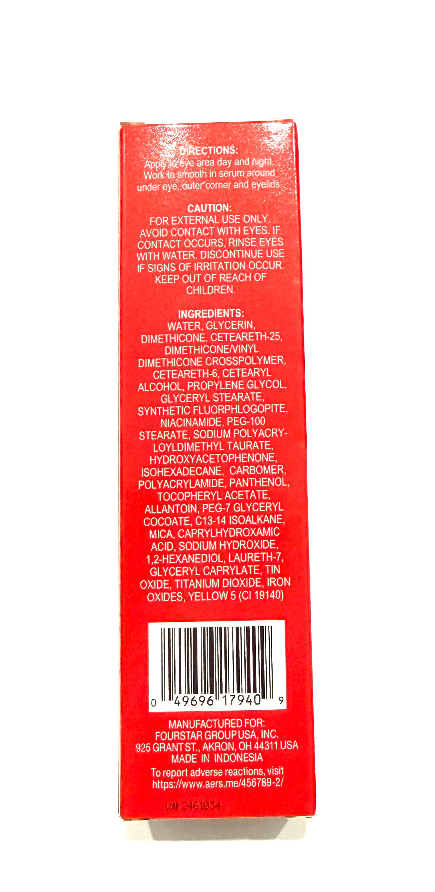 B.Pure Revitalizing Eye Serum – Suero Reafirmante para Contorno de Ojos 15 ml