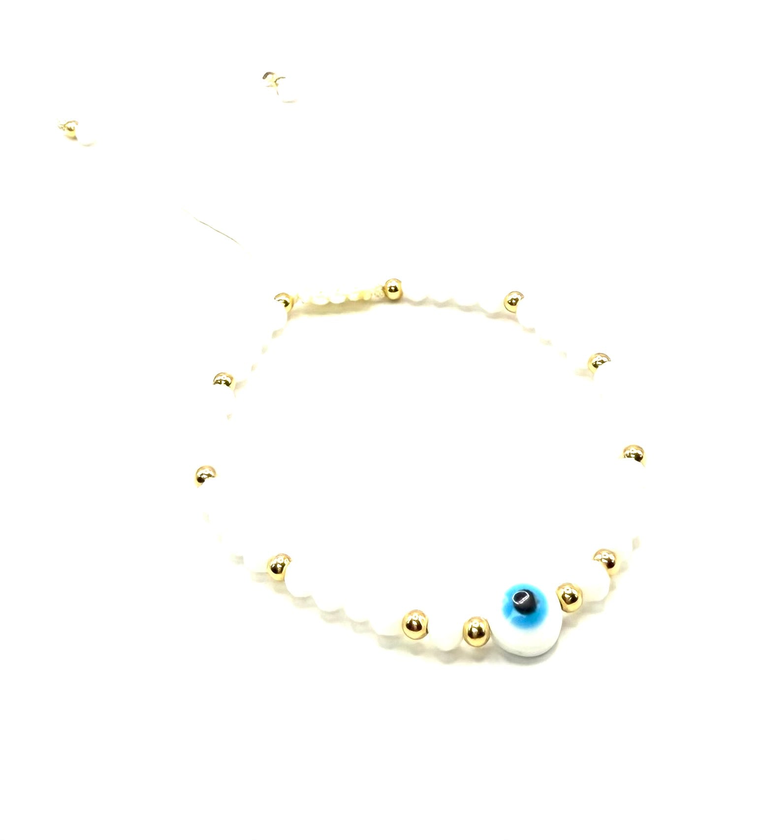 Pulsera de cuentas con Ojo Protector, pulsera ajustable de colores para hombre y mujer, amuleto contra el mal de ojo, joyería artesanal para regalo