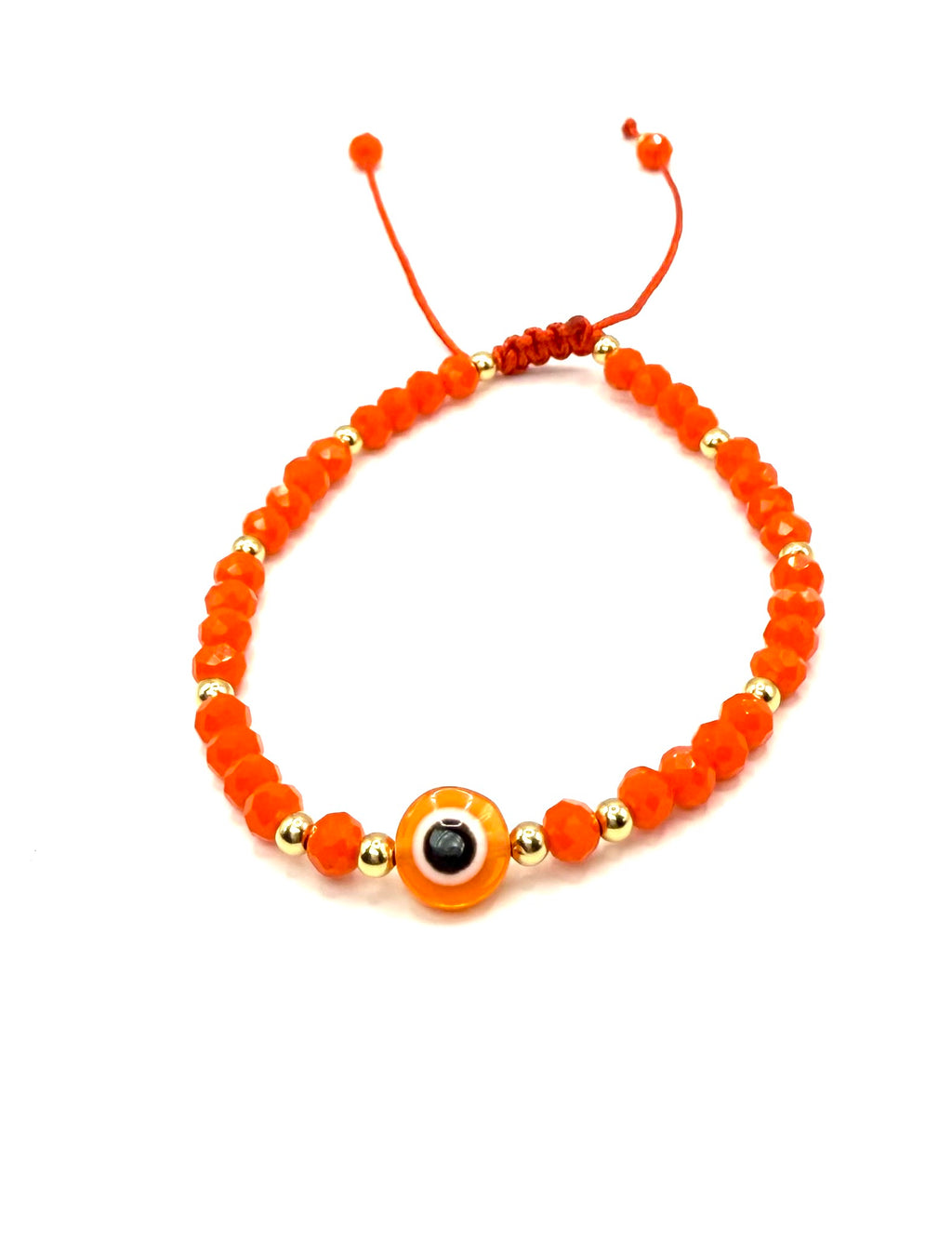 Pulsera de cuentas con Ojo Protector, pulsera ajustable de colores para hombre y mujer, amuleto contra el mal de ojo, joyería artesanal para regalo