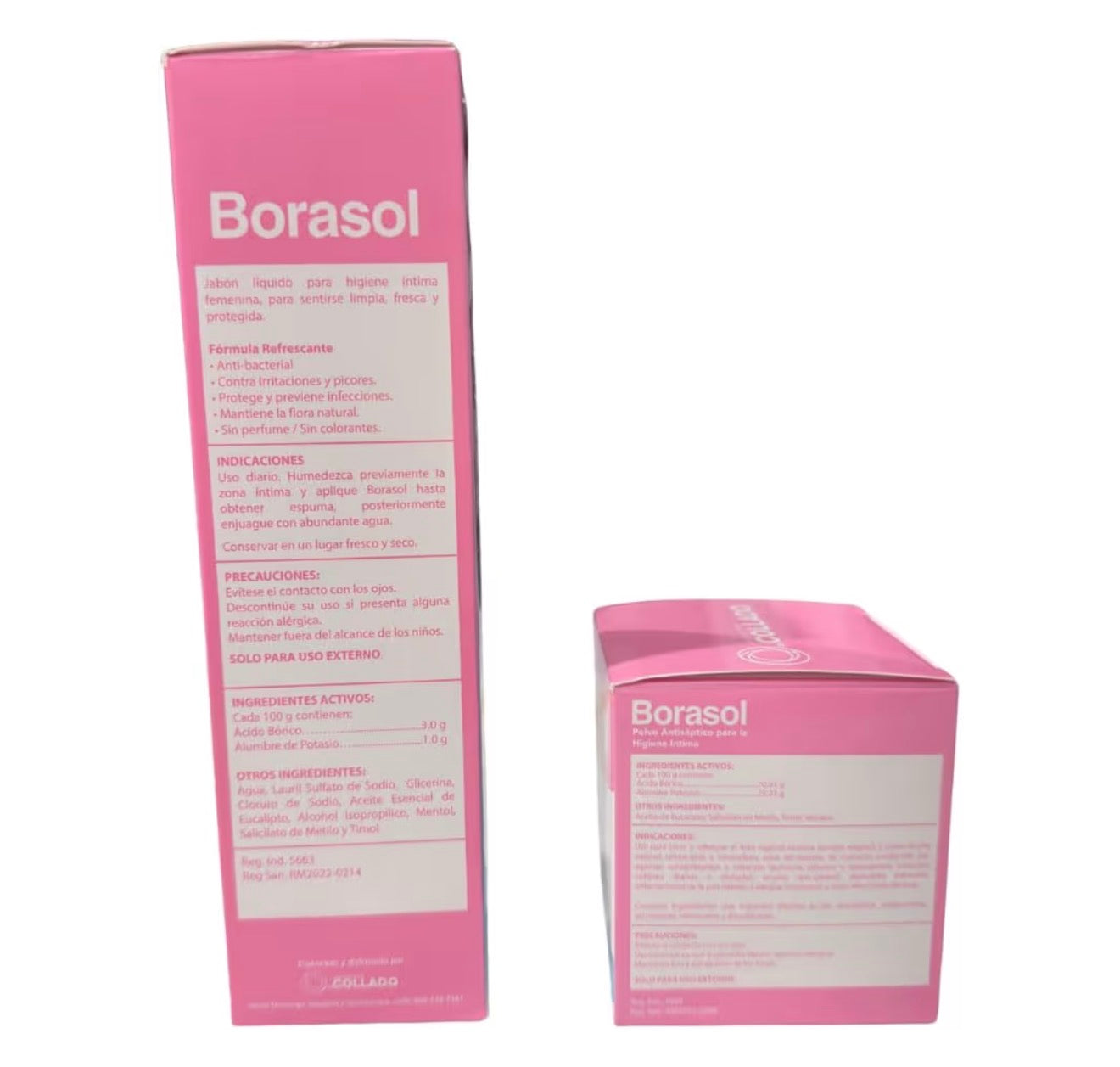 Borasol Kit de Higiene Íntima – Solución Líquida + Polvo (2 Piezas)