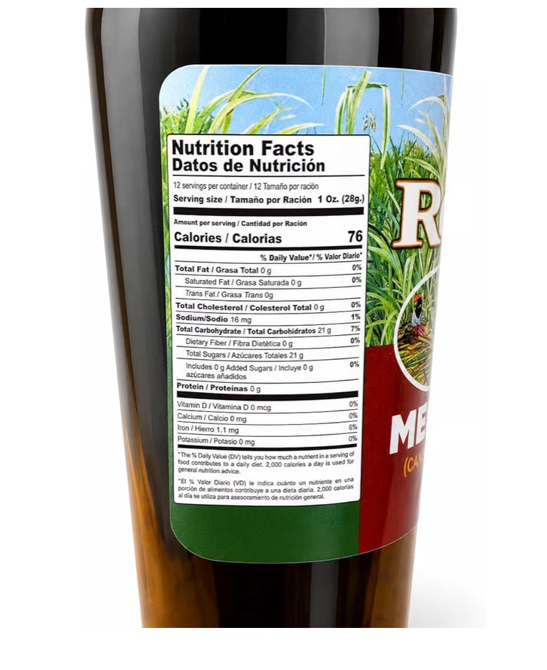 Melao Rex Melao Cane Syrup – Melado de Caña Natural 12 fl oz (355 ml)