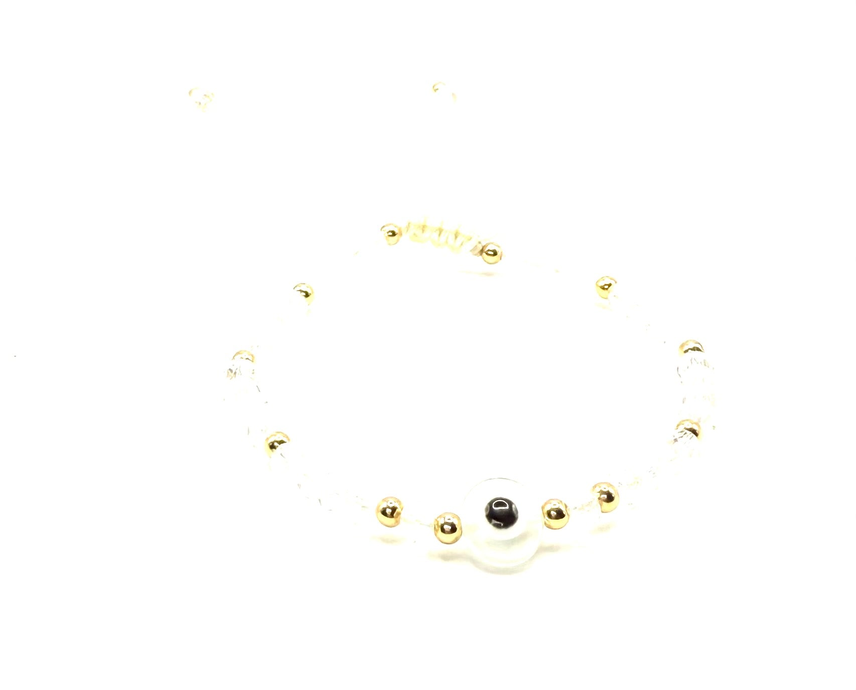 Pulsera de cuentas con Ojo Protector, pulsera ajustable de colores para hombre y mujer, amuleto contra el mal de ojo, joyería artesanal para regalo