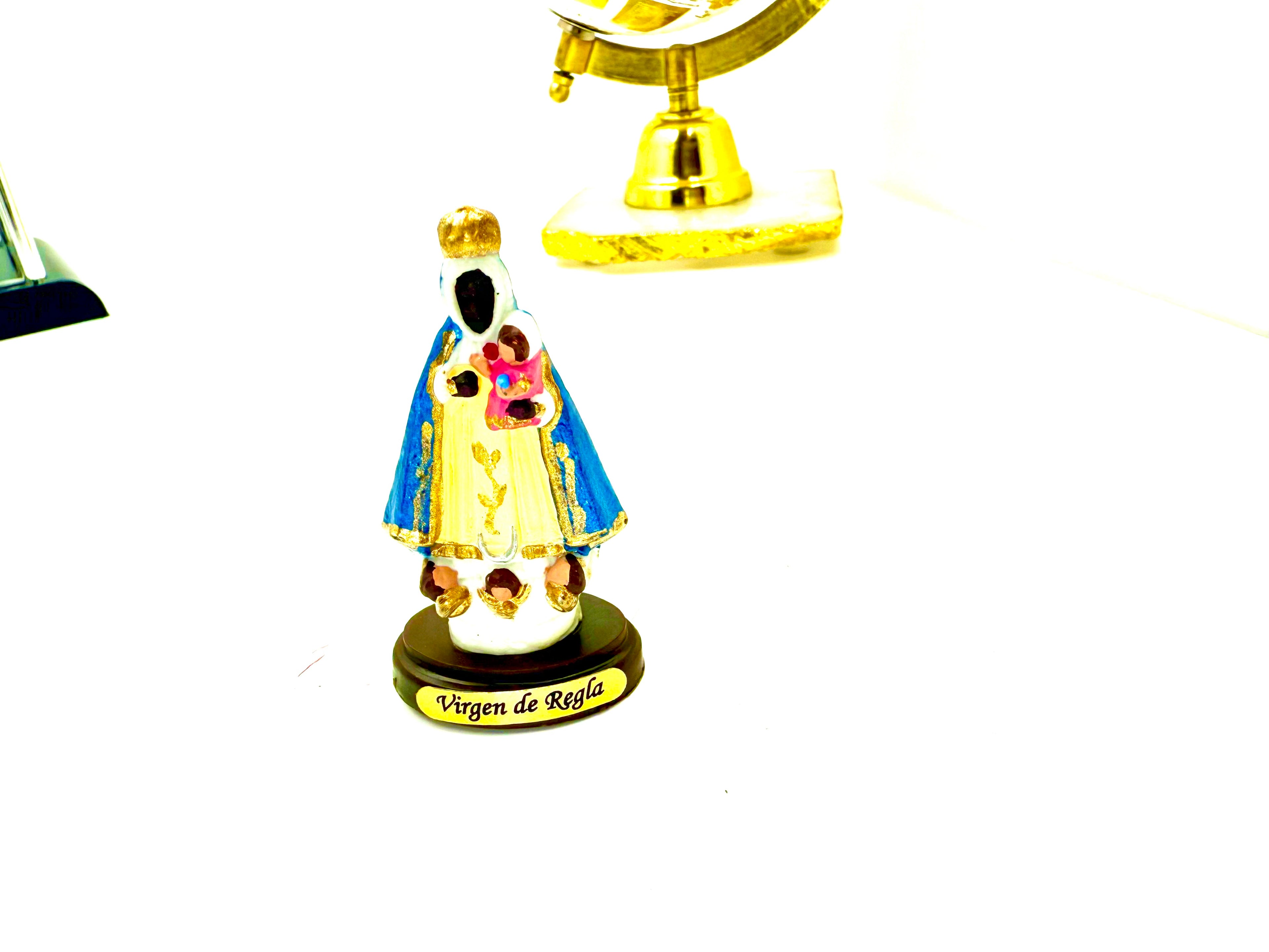 Estampilla Religiosa Artesanal – Figuras de Santos y Vírgenes | Hechas a Mano | Decoración Espiritual para Hogar, Altar y Ofrendas