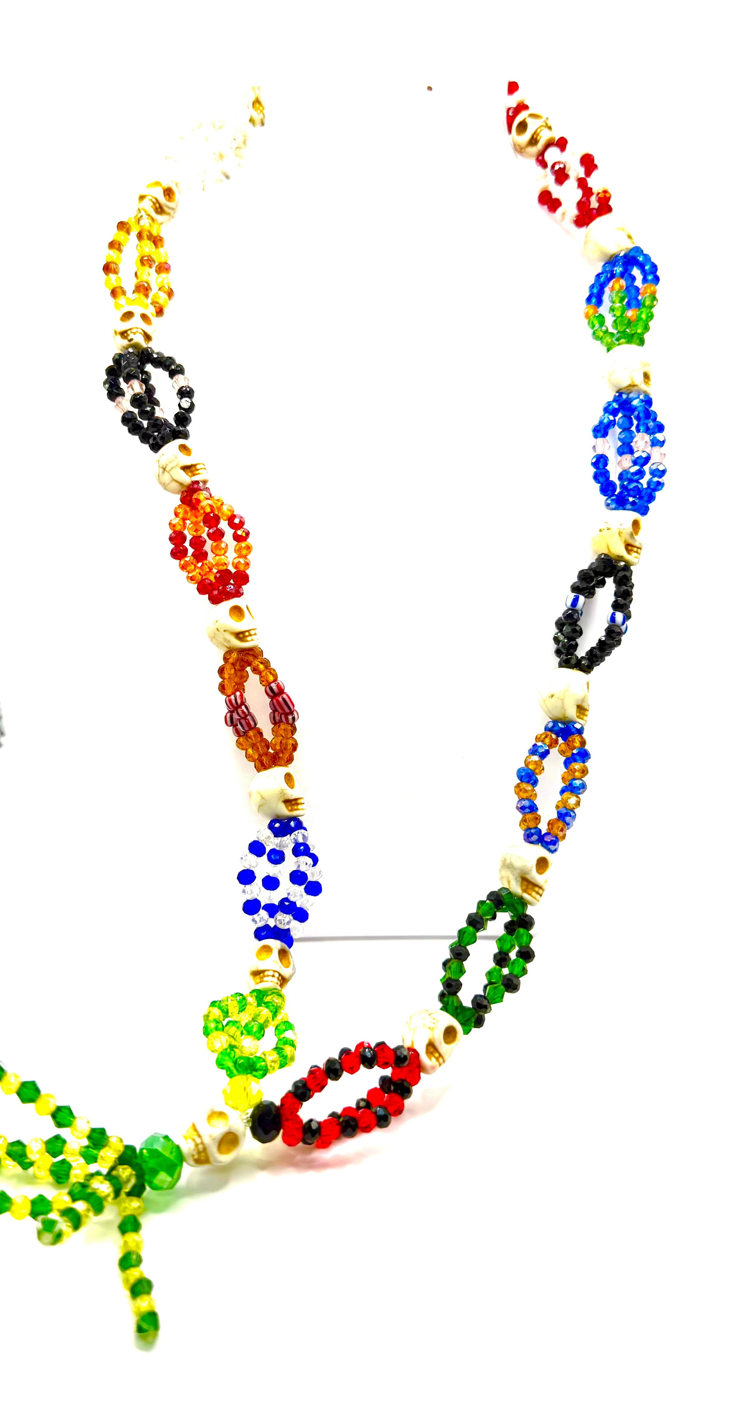 Collar pequeño  Ogbe Yono – Amuleto Espiritual de Protección – Joyería Artesanal | Okan ti Shango