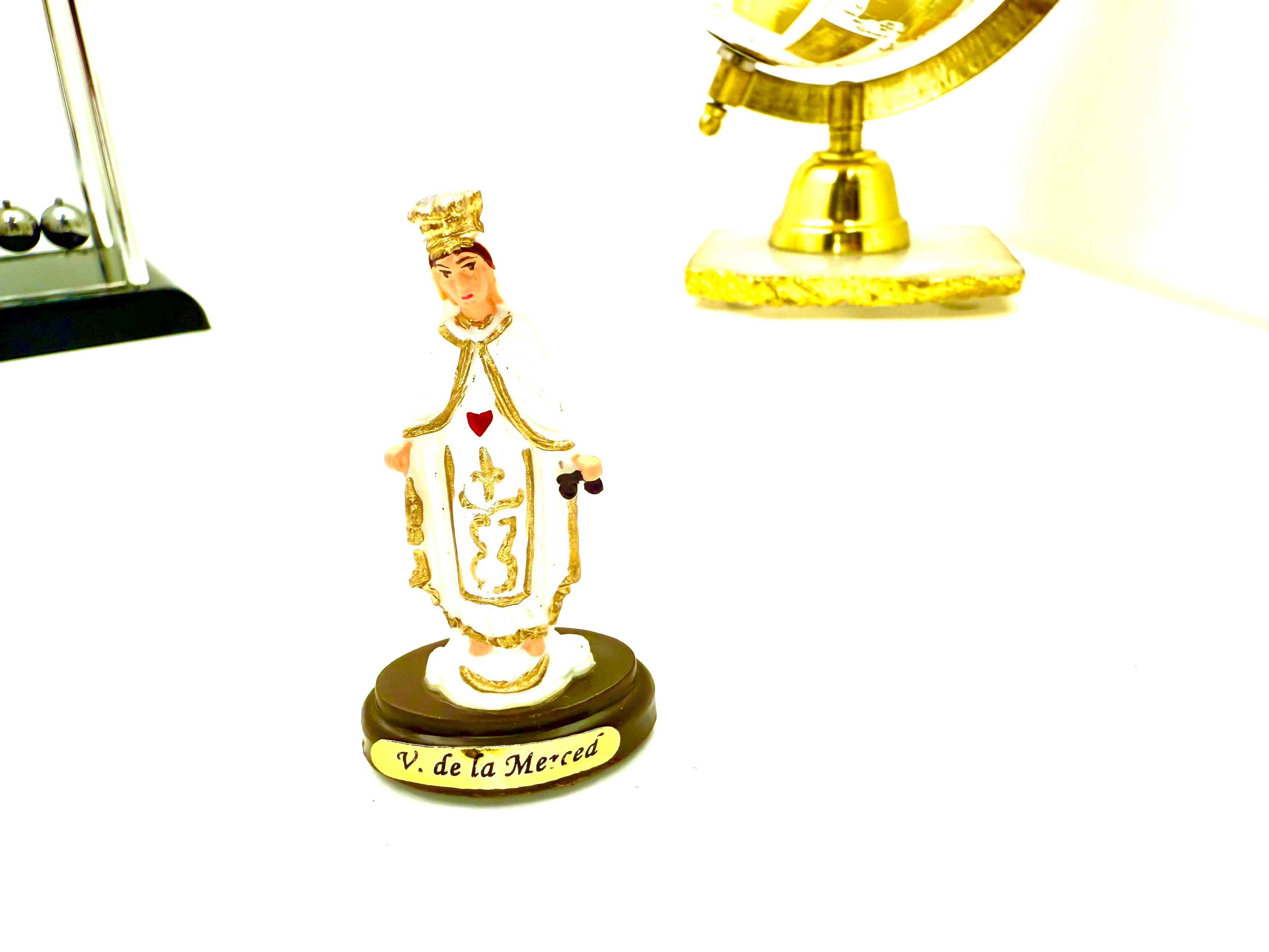 Estampilla Religiosa Artesanal – Figuras de Santos y Vírgenes | Hechas a Mano | Decoración Espiritual para Hogar, Altar y Ofrendas