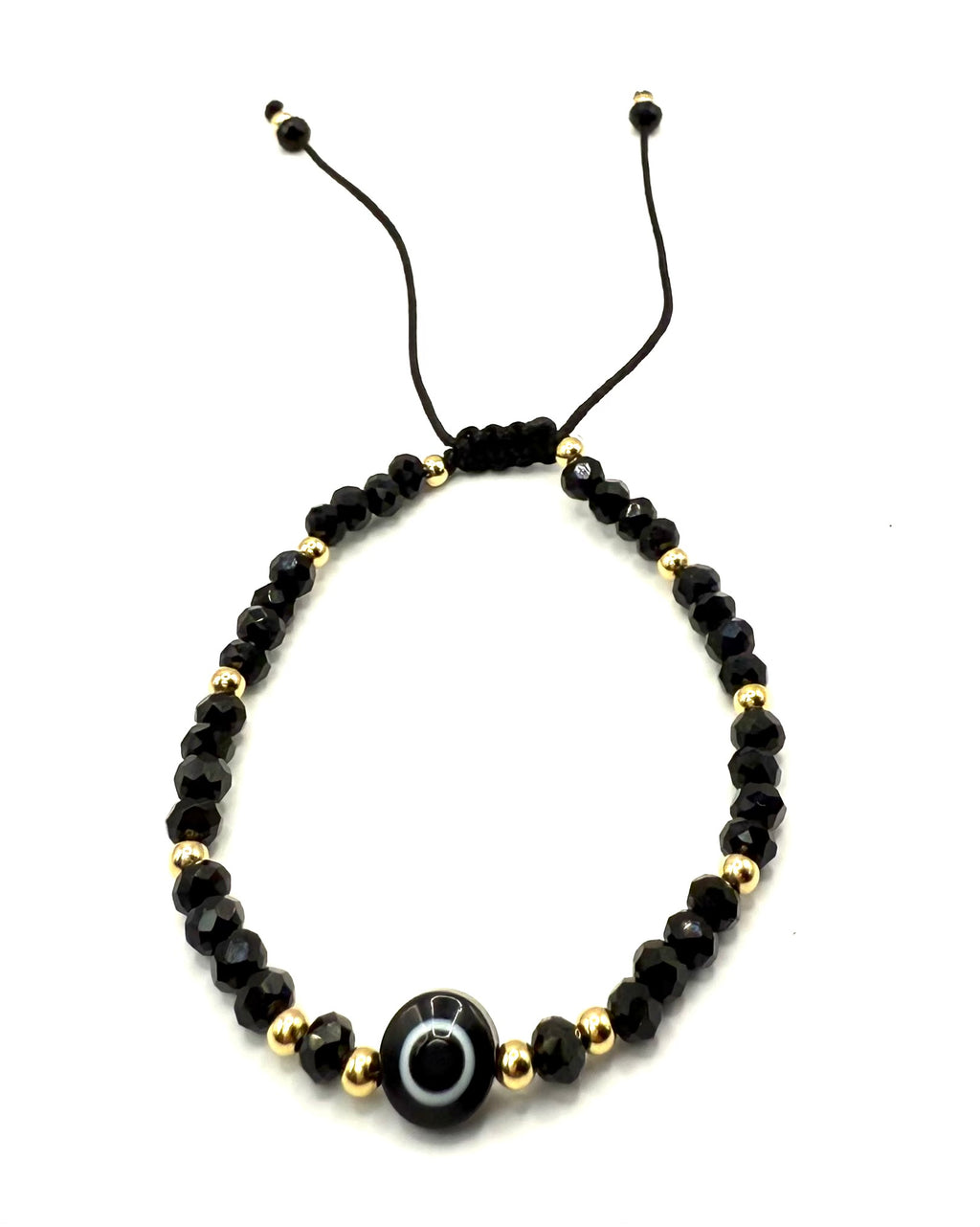 Pulsera de cuentas con Ojo Protector, pulsera ajustable de colores para hombre y mujer, amuleto contra el mal de ojo, joyería artesanal para regalo