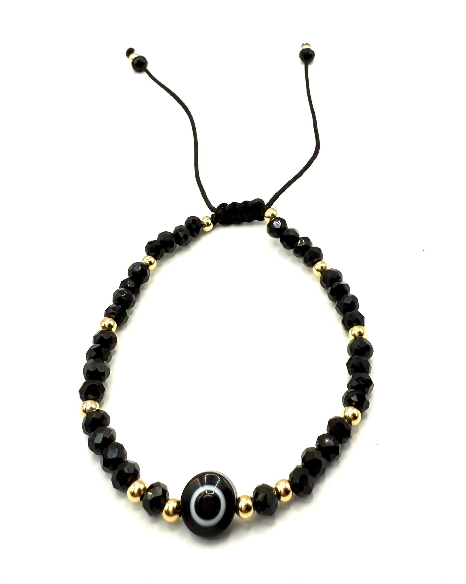 Pulsera de cuentas con Ojo Protector, pulsera ajustable de colores para hombre y mujer, amuleto contra el mal de ojo, joyería artesanal para regalo