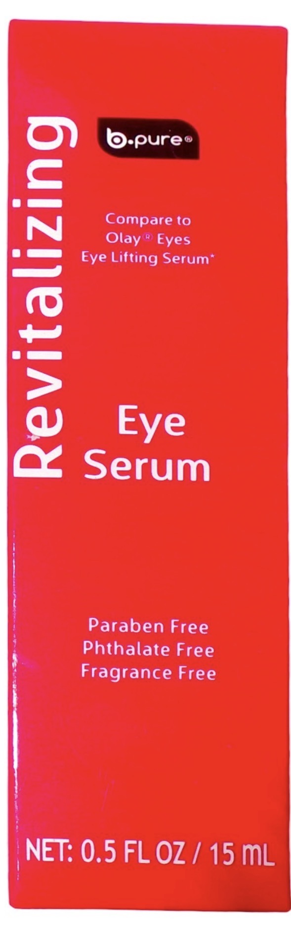 B.Pure Revitalizing Eye Serum – Suero Reafirmante para Contorno de Ojos 15 ml