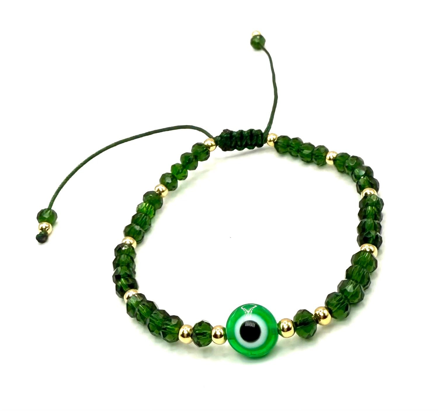 Pulsera de cuentas con Ojo Protector, pulsera ajustable de colores para hombre y mujer, amuleto contra el mal de ojo, joyería artesanal para regalo