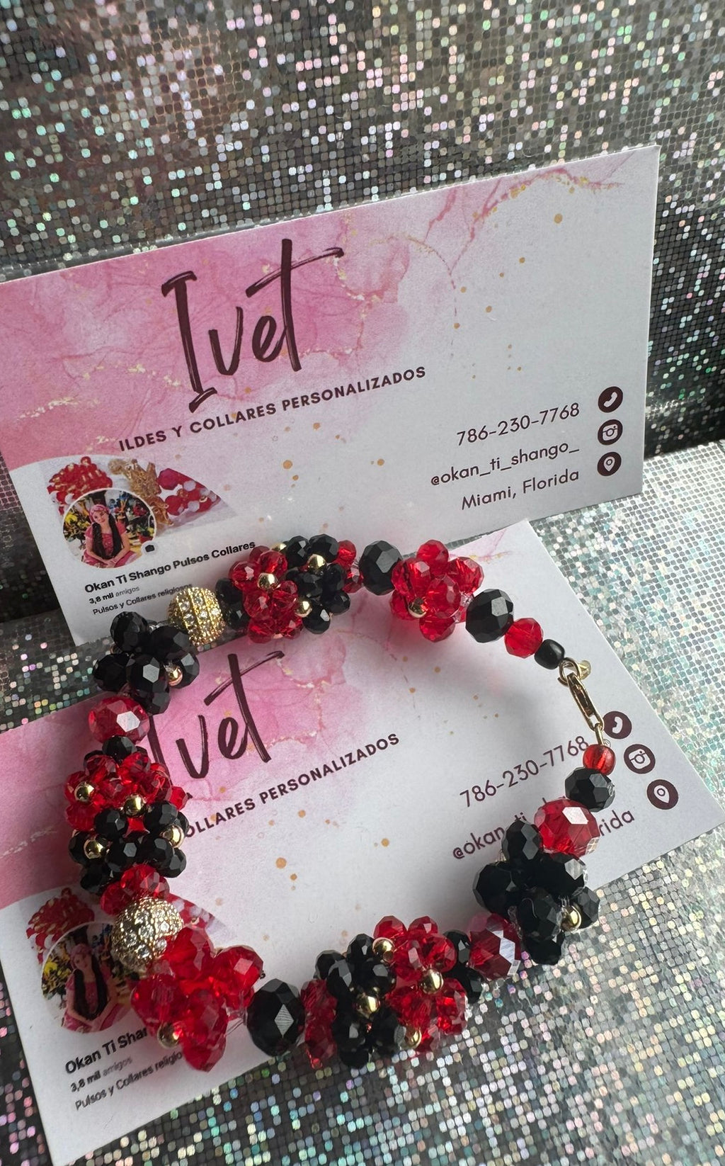 ✨ Juego de Collar y Pulsera de Eleguá – Protección, Caminos y Estilo ✨