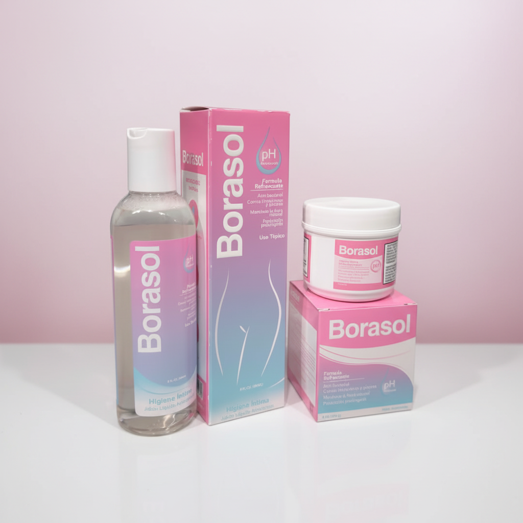 Borasol Kit de Higiene Íntima – Solución Líquida + Polvo (2 Piezas)