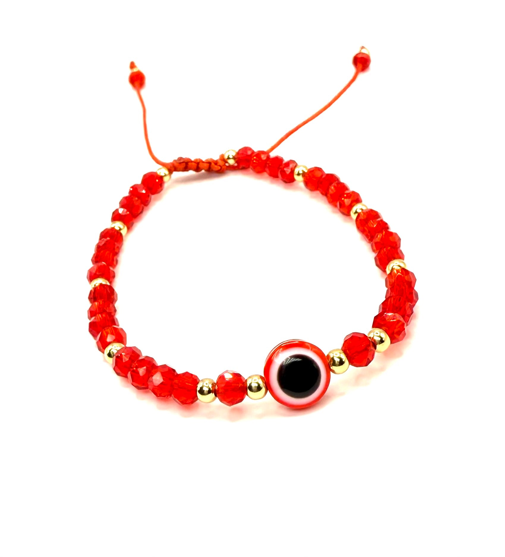 Pulsera de cuentas con Ojo Protector, pulsera ajustable de colores para hombre y mujer, amuleto contra el mal de ojo, joyería artesanal para regalo