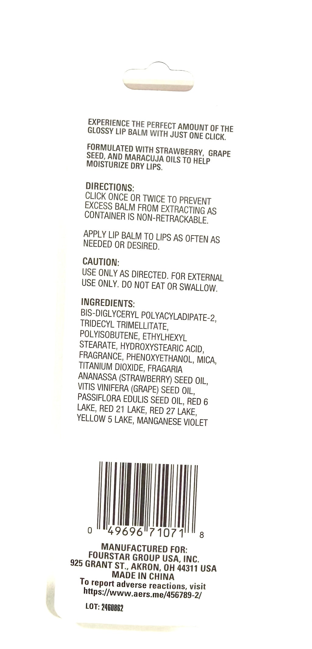 B.Pure Plumping Glossy Lip Balm Watermelon | Bálsamo Labial Voluminizador con Brillo | 1.7 g
