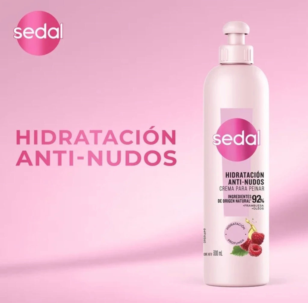 Sedal Hidratación Anti-Nudos – Crema para Peinar 300 ml