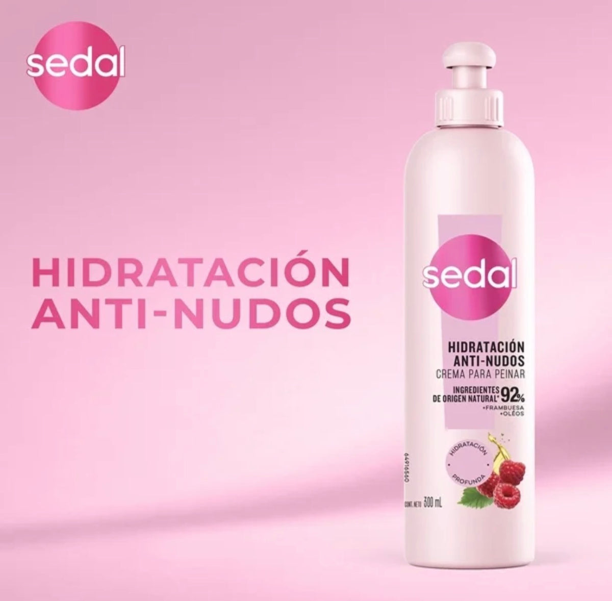 Sedal Hidratación Anti-Nudos – Crema para Peinar 300 ml