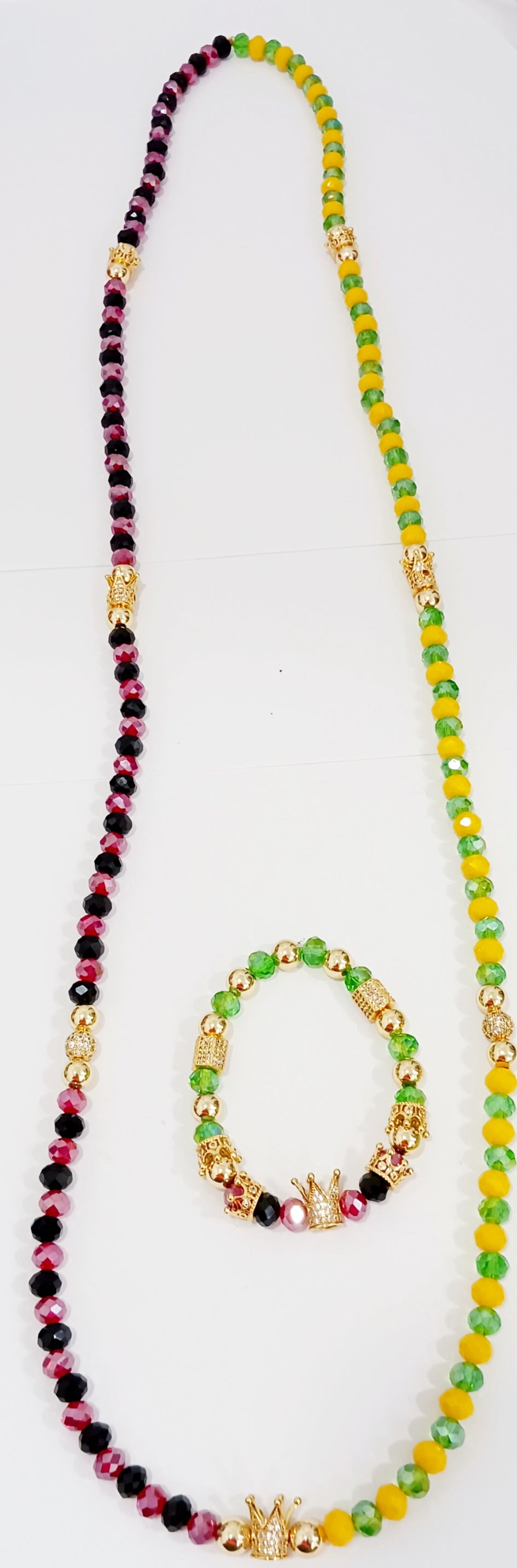 Collar mitad de Orula y mitad de su santo