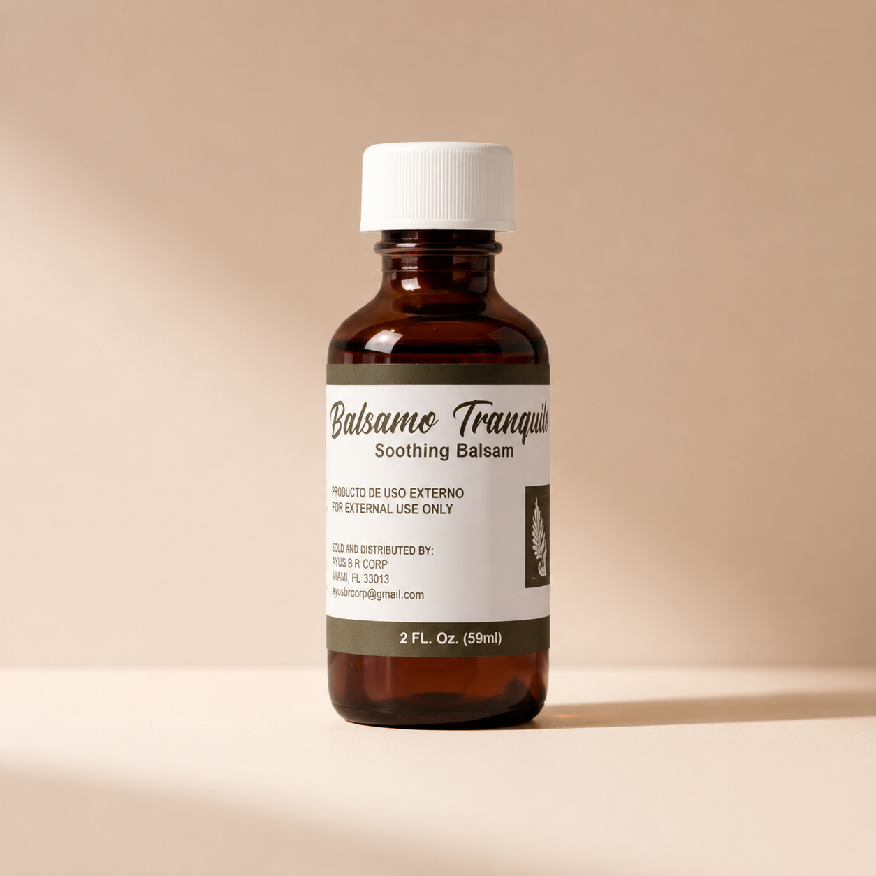 Bálsamo Tranquilo Soothing Balsam – Bálsamo Calmante para Uso Externo 2 fl oz (59 ml)