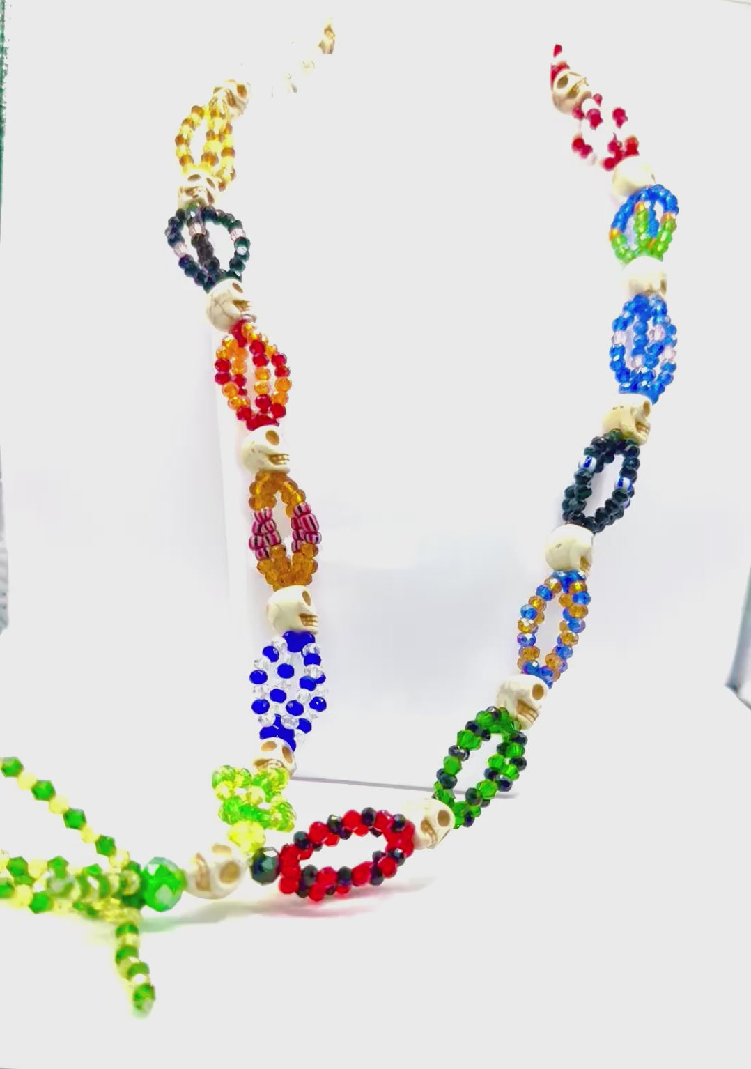Collar pequeño  Ogbe Yono – Amuleto Espiritual de Protección – Joyería Artesanal | Okan ti Shango